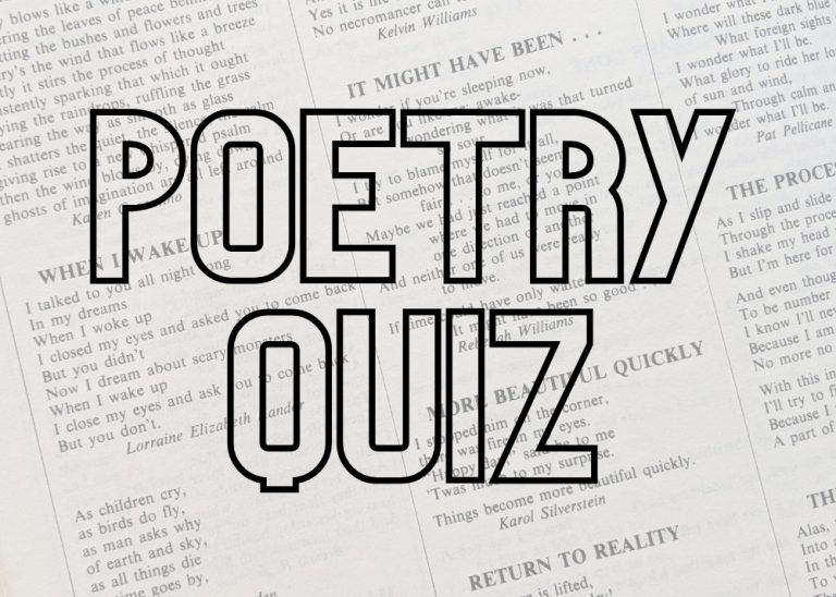 Poetry Quiz – First Lines