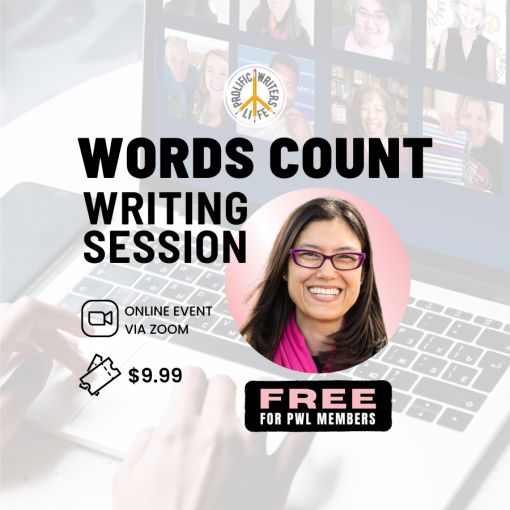 Words Count Writing Session by PWL Expert Keiko O'Leary