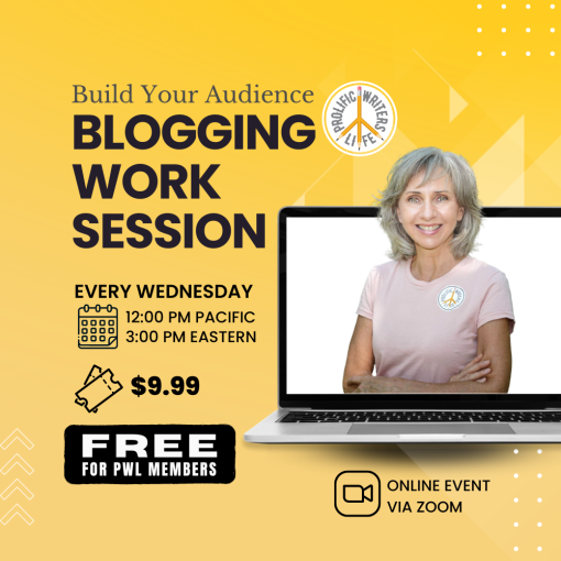 Blogging Work Session with Prolific Writers Life Expert Lorraine Haataia
